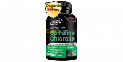 Chlorelle & Spiruline Ultra-Pur 3000mg