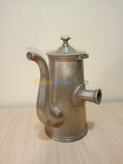 Ancienne chocolatière verseuse métal argenté 