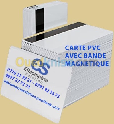 vente les cartes PVC 