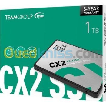 TeamGroup SSD CX2 1TB SATA 2.5" 540 Mo/s 