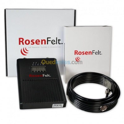 Amplificateur GSM repeteur RosenFelt Dual Band 2G-3G Antenne Panneau 1500m2
