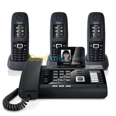 Mini Standard Téléphonique Siemens Gigaset DL500A + 3 combinés R650H + Bluetooth Garantie 24Mois