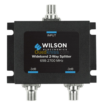 Splitter Switch Wilson 02 Voies 2G-3G-4G+4GLTE Coax Cable Splitters, 75 Ohm