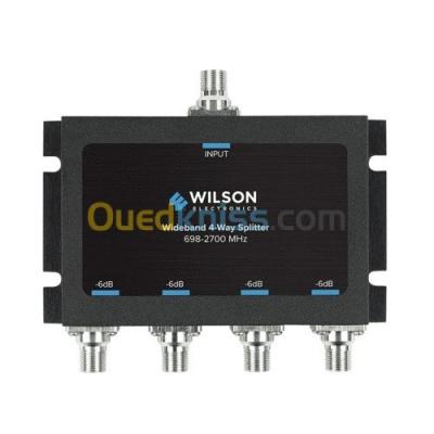 Splitter Switch Wilson 4 Voies 2G-3G-4G+4GLTE Coax Cable Splitters, 75 Ohm