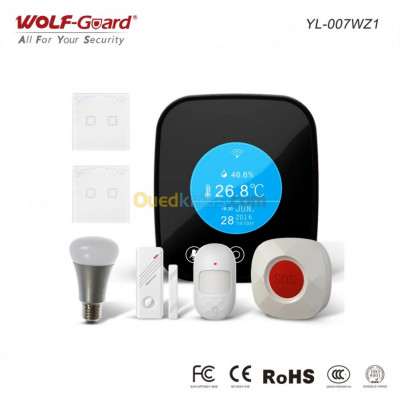 Alarme anti intrusion Sans Fil Smart Home Wolfguard WZ1