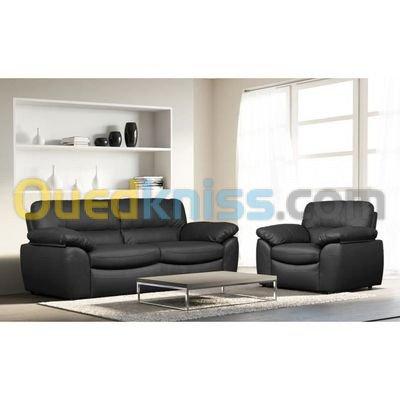 Brick Attic Chaise de bureau en cuir synthétique avec support lombaire