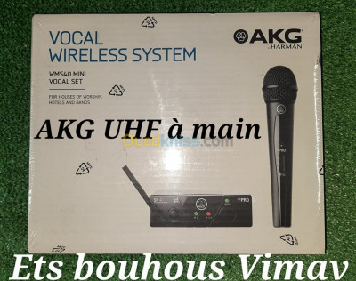 Microphone AKG UHF à main 