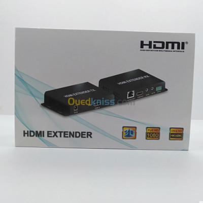 Extender HDMI Full hd 60,150&200 Mètres Over Ethernet RG45 Réseaux 