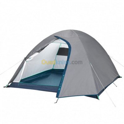 معدات-رياضية-tente-de-camping-mh100-gris-3-personne-quechua-decathlon-رايس-حميدو-الجزائر