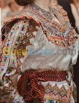 الجزائر-وسط-ملابس-تقليدية-robe-kabyle
