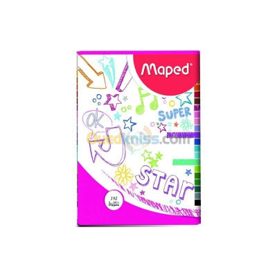 Cahier MAPED Pique A4 70g Seyes192Page