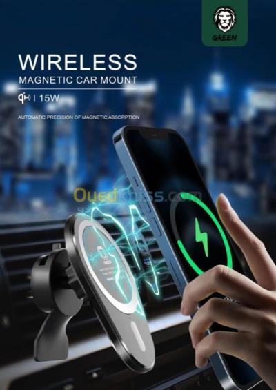 Chargeur auto MagSafe GREEN 15W