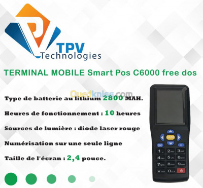 Terminal mobile Smart Pos SP-C6000