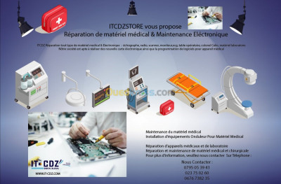 Réparation materiel medical&electronic