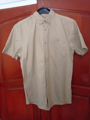 hauts-et-t-shirts-chemise-en-toile-manches-courtes-taille-m-cheraga-alger-algerie