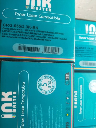 Pack Laser CANON CRG 055 (BK-C-M-Y) INK MASTER