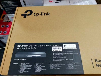Switch TP-Link 28 Ports *28 Gigabit Smart JetStream + 24 PoE* TL-SG2428P Rackable