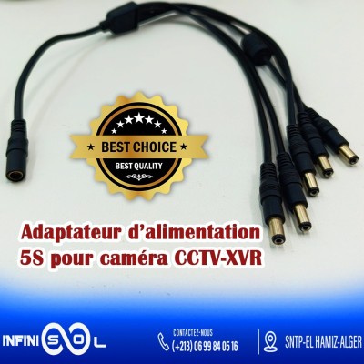 ADAPTATEUR ALIMENTATION 12V 5SORTIE 