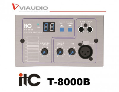 Télécommande avec module d'entrée audio ITC T-8000B