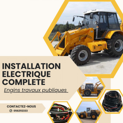Installation electrique complete Engins Travaux Publiques ENMTP