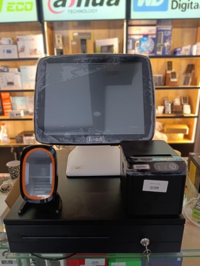 pack caisse tactile pos +lecteur code a barre+imprimante+ tiroir caisse