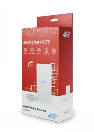ANTENNE EXTERNE FAST 4G LTE MIMO 2 CABLES 10M LF-ANT4G01