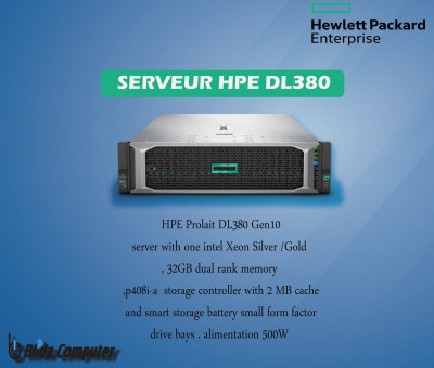 reseau-connexion-serveur-hp-hpe-proliant-dl380-silver-gold-rackable-ouled-yaich-blida-algerie