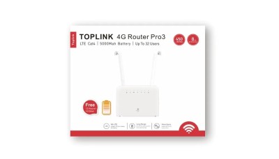 TOPLINK 4G ROUTER PRO 3 BATTERY 5000 mAh-WIFI6 