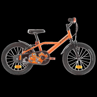 Velo btwin discount 14 pouces orange