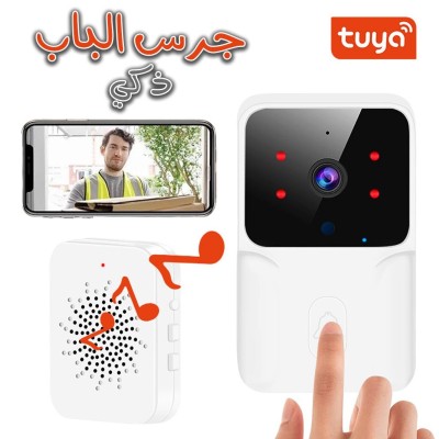 Sonnette Connectée Extérieur avec Caméra 1080P Auto Capture