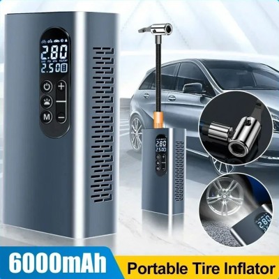 Compresseur 150 PSI À Air Portatif Rechargeable avec Lampe LED