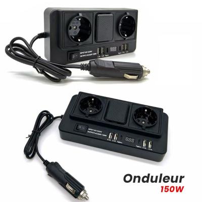 Onduleur de Voiture Intelligent avec Sorties USB Type-C 150 W  مقبس طاقة للسيارات
