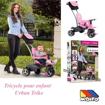 Tricycle Urban Trike Rose pour enfant | Molto
