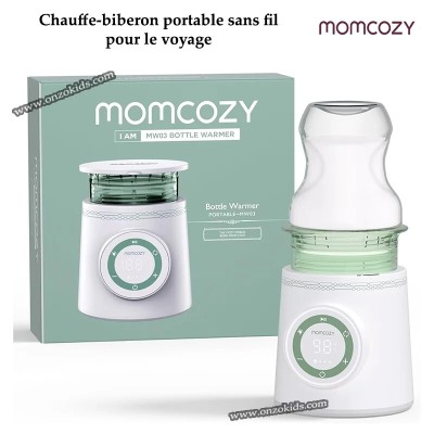 Chauffe-biberon portable sans fil pour le voyage - Momcozy