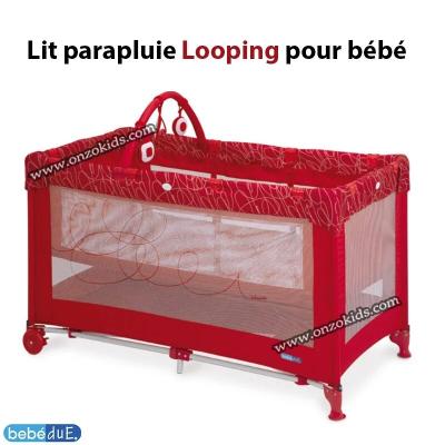 Lit parapluie Looping pour bébé - bebéduE