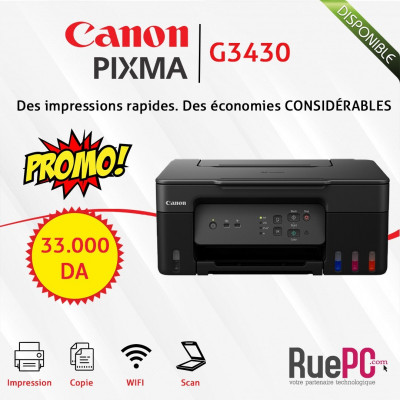 Pixma TS3440 Imprimante Multifonction Couleur Wifi - Prix en Algérie