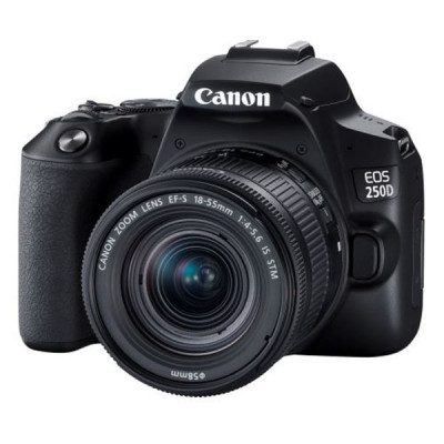Canon EOS 250D Noir + Objectif EF-S 18-55 mm f/4-5.6 IS STM