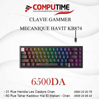 CLAVIE GAMMER MECANIQUE HAVIT KB874