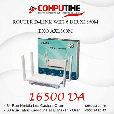 ROUTER D-LINK WIFI 6 DIR X1860M EXO AX1800M