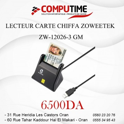 LECTEUR CARTE CHIFFA ZOWEETEK ZW-12026-3 