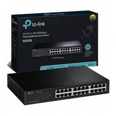 Switch 24 Ports 10/100 Rack Desktop TP-Link TL SF-1024D