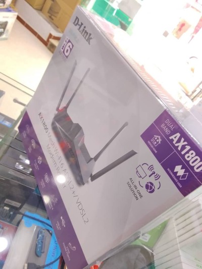 MODEM ROUTER D-LINK DSL-X1852E AX1800 WIFI 6 FIBRE/ADSL/VDSL