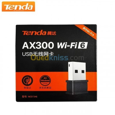 CLE WIFI TENDA W311mi WIFI 6 nano-USB sans fil AX300