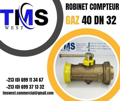 Robinet d'arrêt compteur Gaz 40 DN32