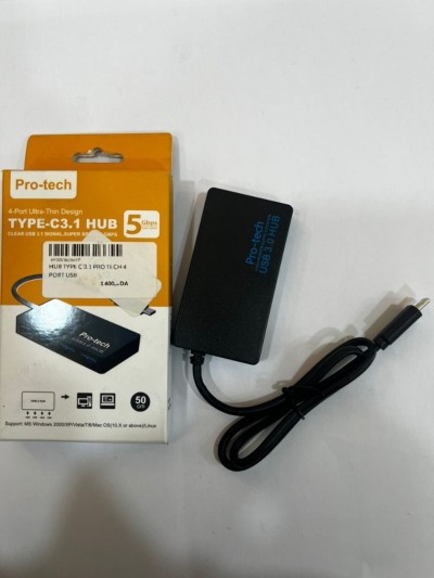 HUB TYPE C 3.1 PRO TECH 4 PORT USB 