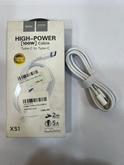 CABLE TYOE C TO TYPE C 1000*511 HOCO 