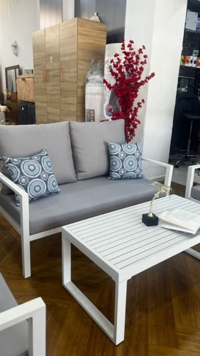 Salon de Jardin EN ALUMINIUM 4 Places