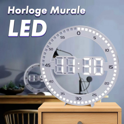 horloges-ساعة-حائط-ومنبه-بشاشة-عرض-رقمية-led-alger-centre-algerie