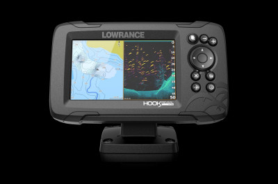 Sondeur GPS LOWRANCE HOOK REVEAL 5 avec Sonde 50/200 600w