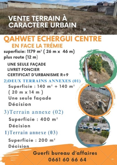 Vente Terrain Alger Bordj el bahri